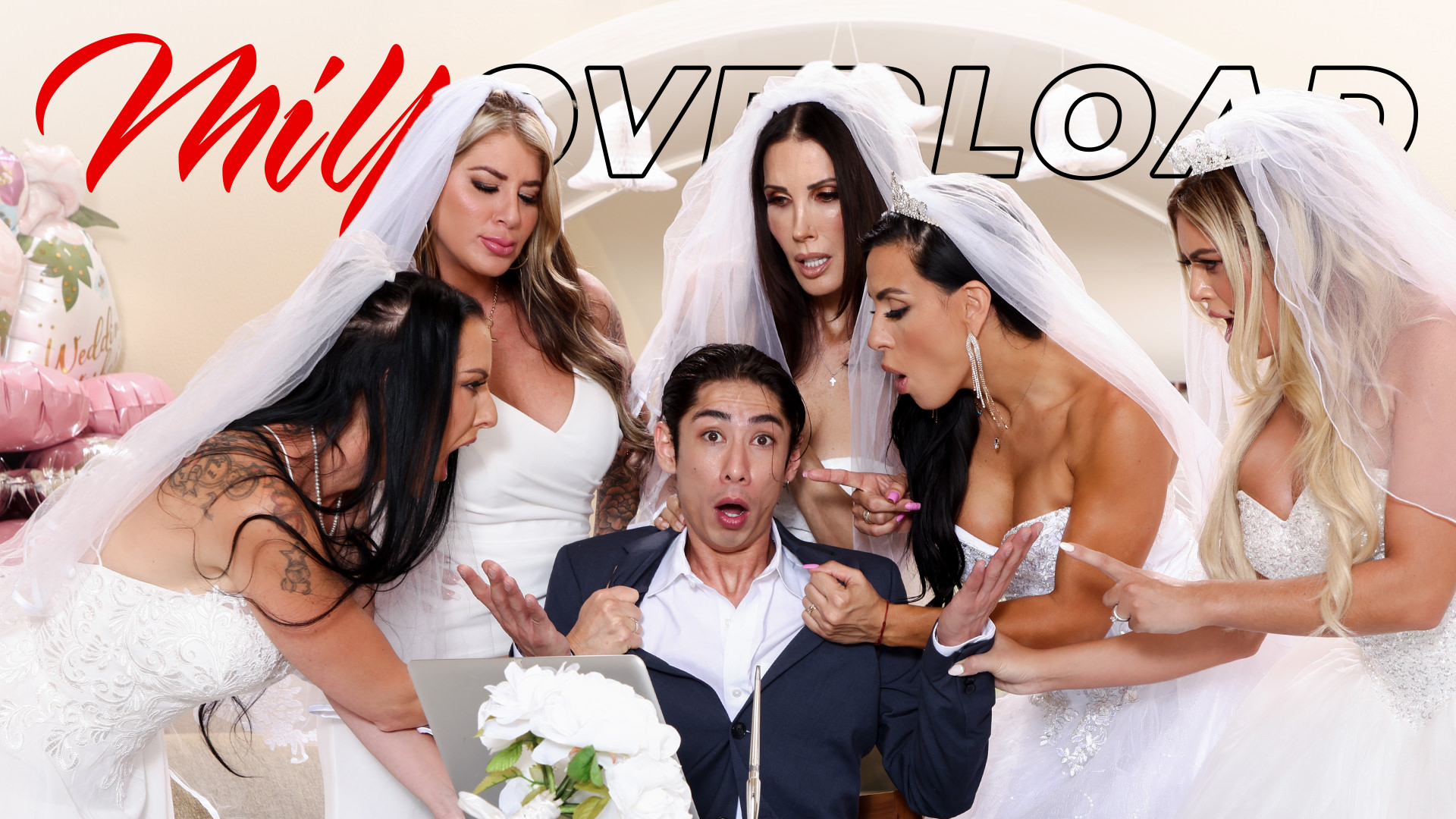 MILF Overload Shay Sights, Texas Patti, David Lee, Vivianne DeSilva, Lolly Dames, Sandy Love Bride Overload