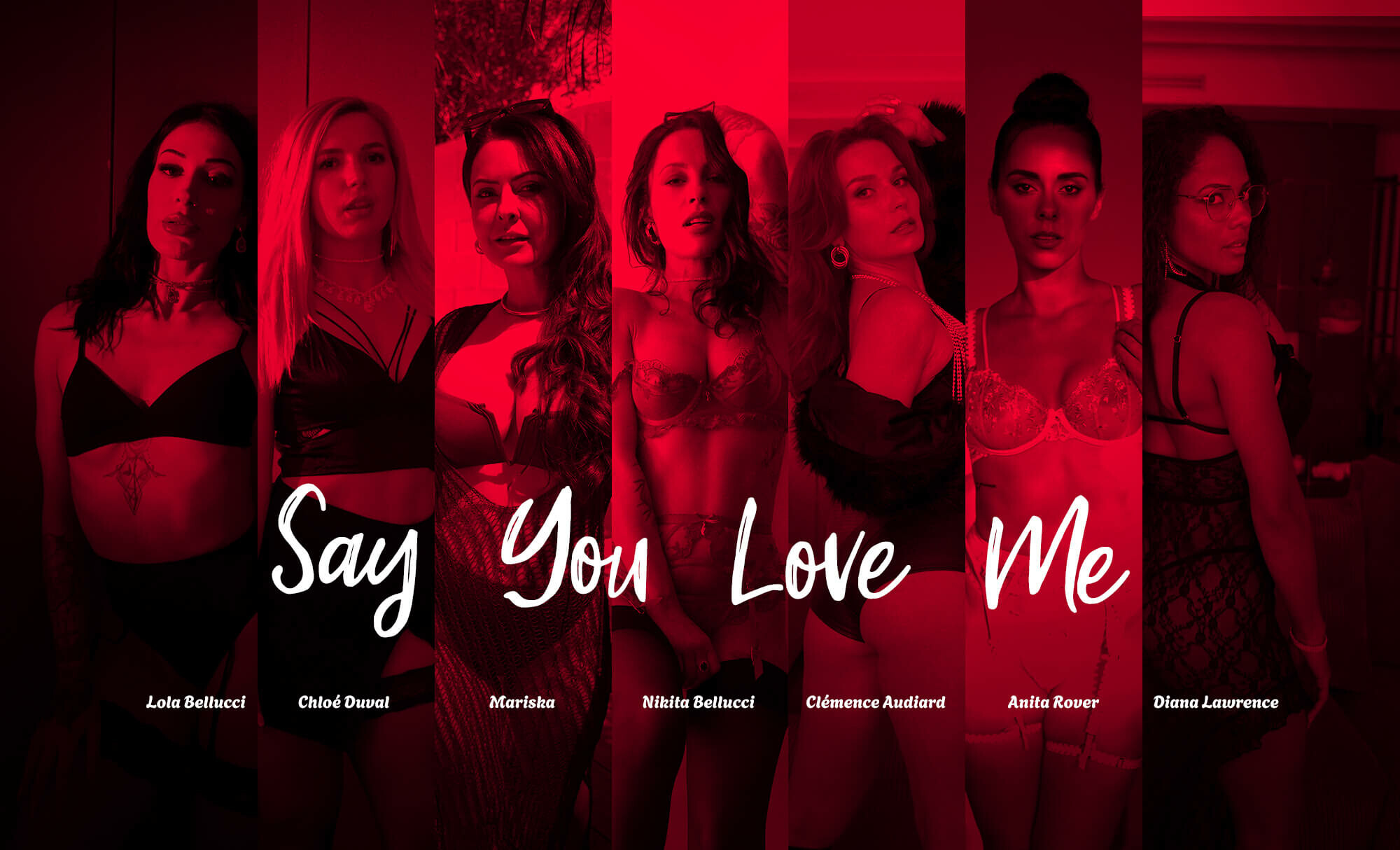 LifeSelector-Lola Bellucci, Chloe Duval, Mariska, Nikita Bellucci, Clemence Audiard, Anita Rover, Diana Lawrence-Say You Love Me