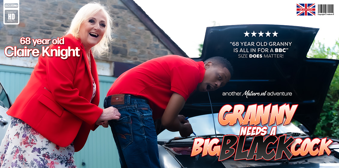 Mature.NL-Claire Knight, Mr. Longwood-British Claire Knight is a 68 year old granny who craves a big black cock to fuck her!